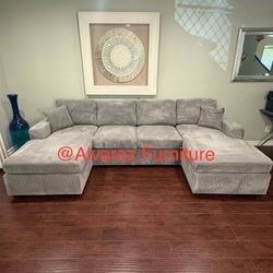 Corduroy Sectional Sofa