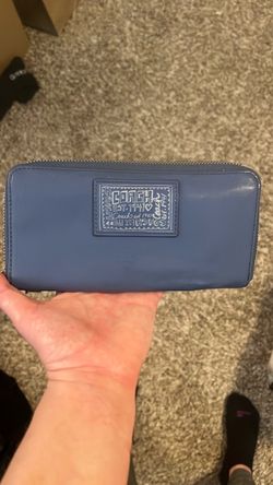 Coach Patent Leather Zip-Around Wallet