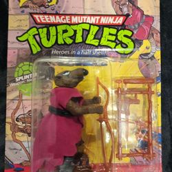 1988 TMNT Unpunched Splinter Figure