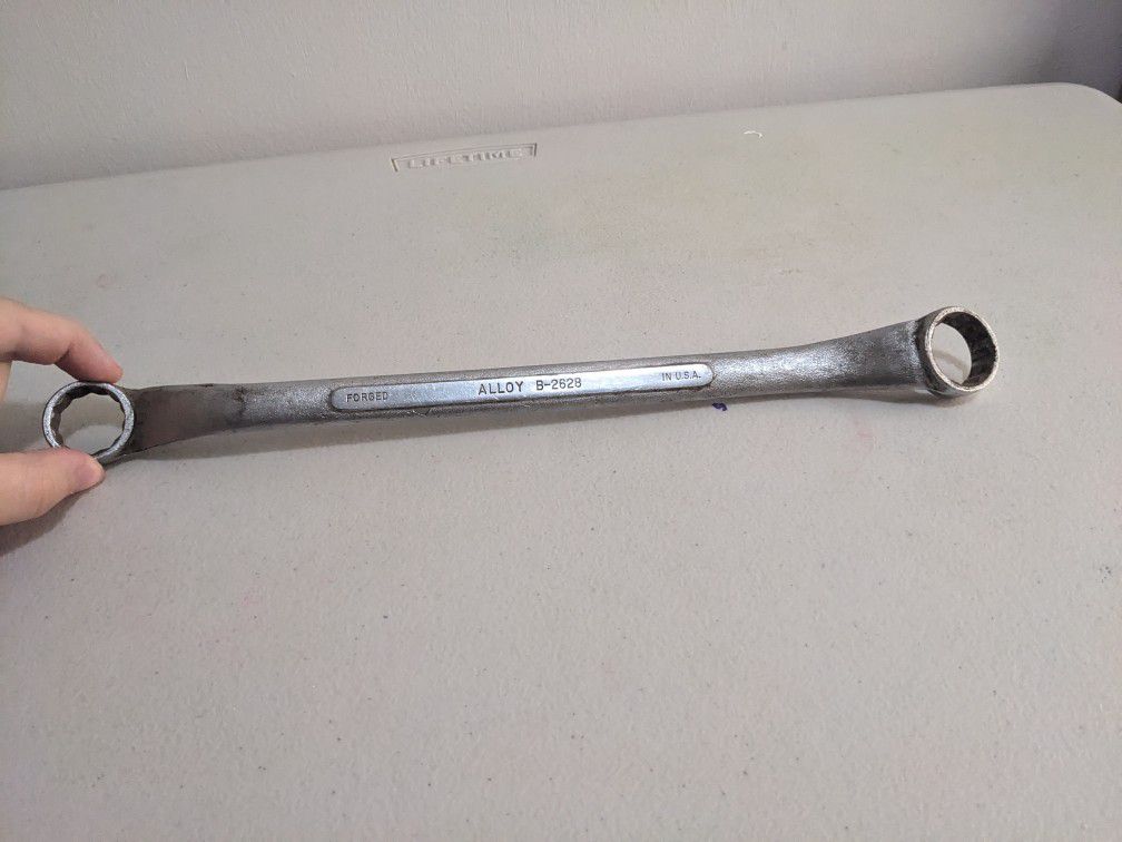 13/16", 7/8" Double Box-End Wrench Forged B-2628