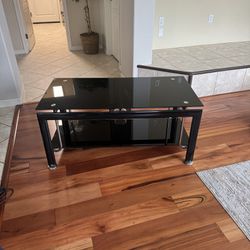 Glass Media/Coffee Table Tv Stand 