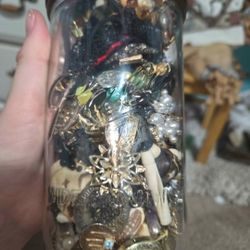 Big Jar Of Jewelry 
