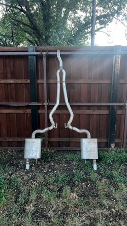 Stock 2024 Ford Mustang exhaust