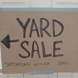 YARD SALE - Saturday, June 14 Starts At  8 AM