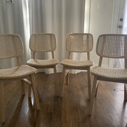 4 Ikea Voxlov Chairs