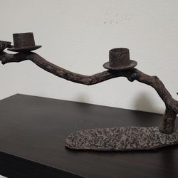 Home Decor - Birds On Branch & Candle Holder $10