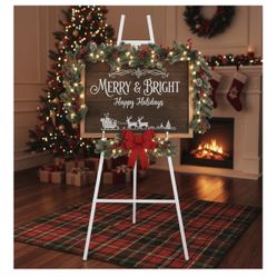 Metal Easel Stand - White 50”