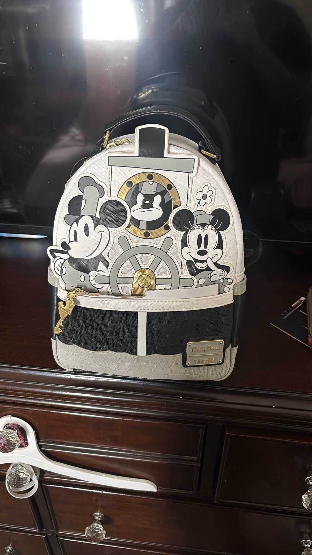 Disney Park Exclusive Steamboat Willie Backpack