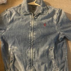 Polo Jean Jacket Size 10/12