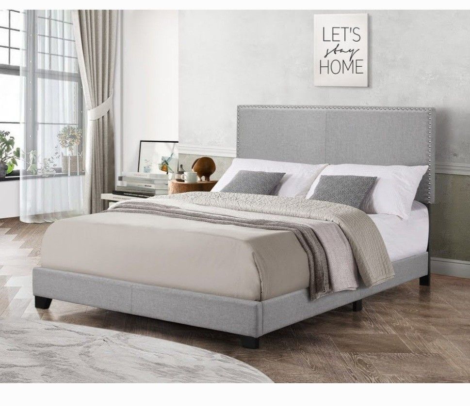 QUEEN BED FRAME (NO MATTRESS)