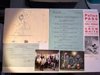 Walt Disney Memorabilia Replicas Lot