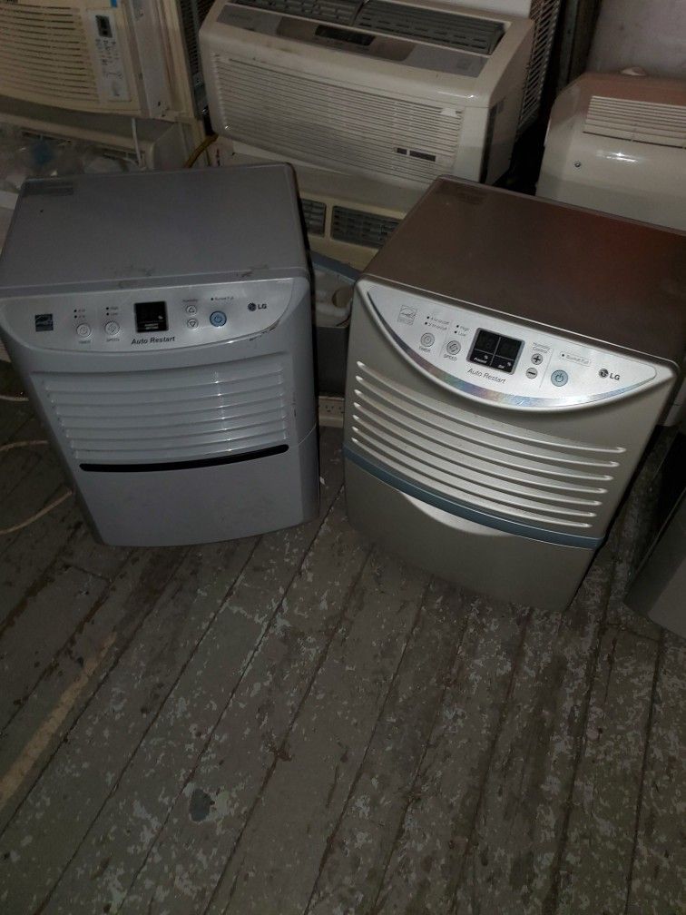 Two 45 Pint Dehumidifiers 