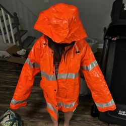 High-Visibility (Hi-Vis) Rain Jacket (Safety)
