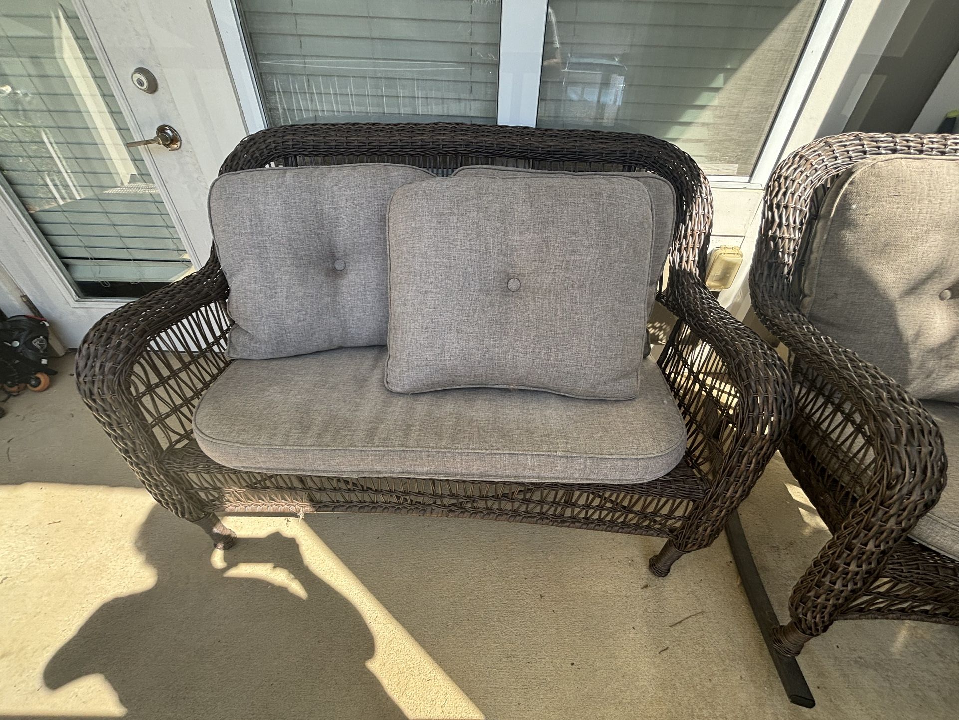 Outdoor Loveseat Complete Set