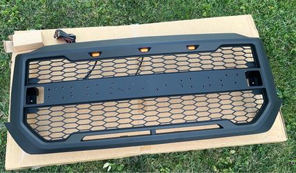 2016-18 Silverado 1500 grill grille with lights and cube pod lights