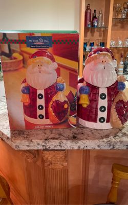Santa cookie Jar