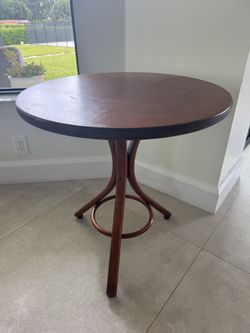 Wood Side Table
