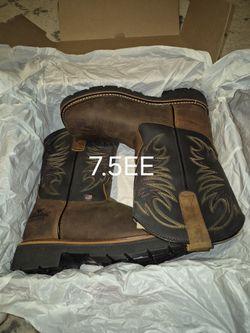 THOROGOOD WATERPROOF SQUARE STEEL TOE PULL-UP BOOTS 