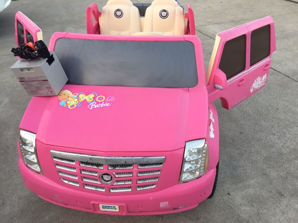 Pink Cadillac Escalade 12volt Electric Kids Ride On Cars Wheels Pink Cadillac Escalade 12volt Electric Kids Ride On Cars Wheels
