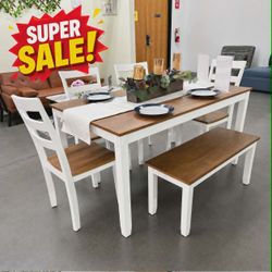 Beautiful 6 piece dining table set