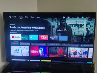 TCL 50" smart TV 4k UHD