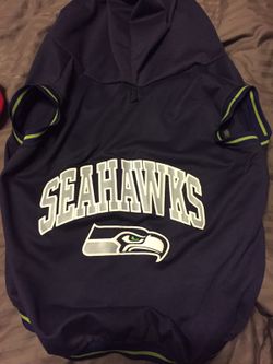 Seahawks dog hoodie