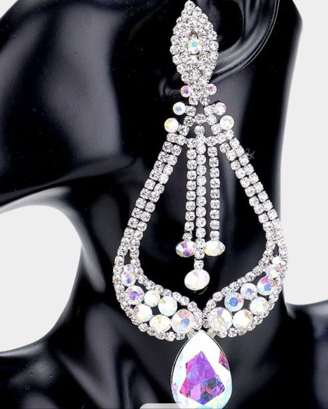 Earrings - Diamond Crystal Rhinestone 