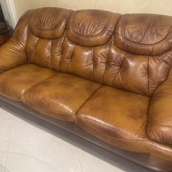 Leather Sofas Set 