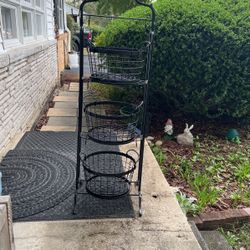 Vegetables And Fruit Stand