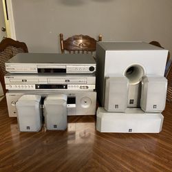 Yamaha Surround Sound Receiver, Speakers, Subwoofer, 1000-1500W DVD Players