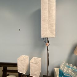 LIKE NEW Matching Lamp Set (oriental/modern Style) 