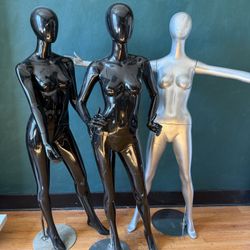 3 Mannequin Sculptures 