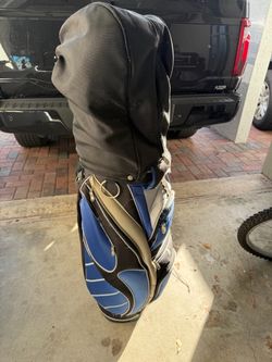 Golf Clubs and Bag Set - mixed brands