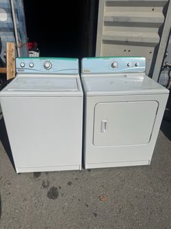 Washer and dryer set