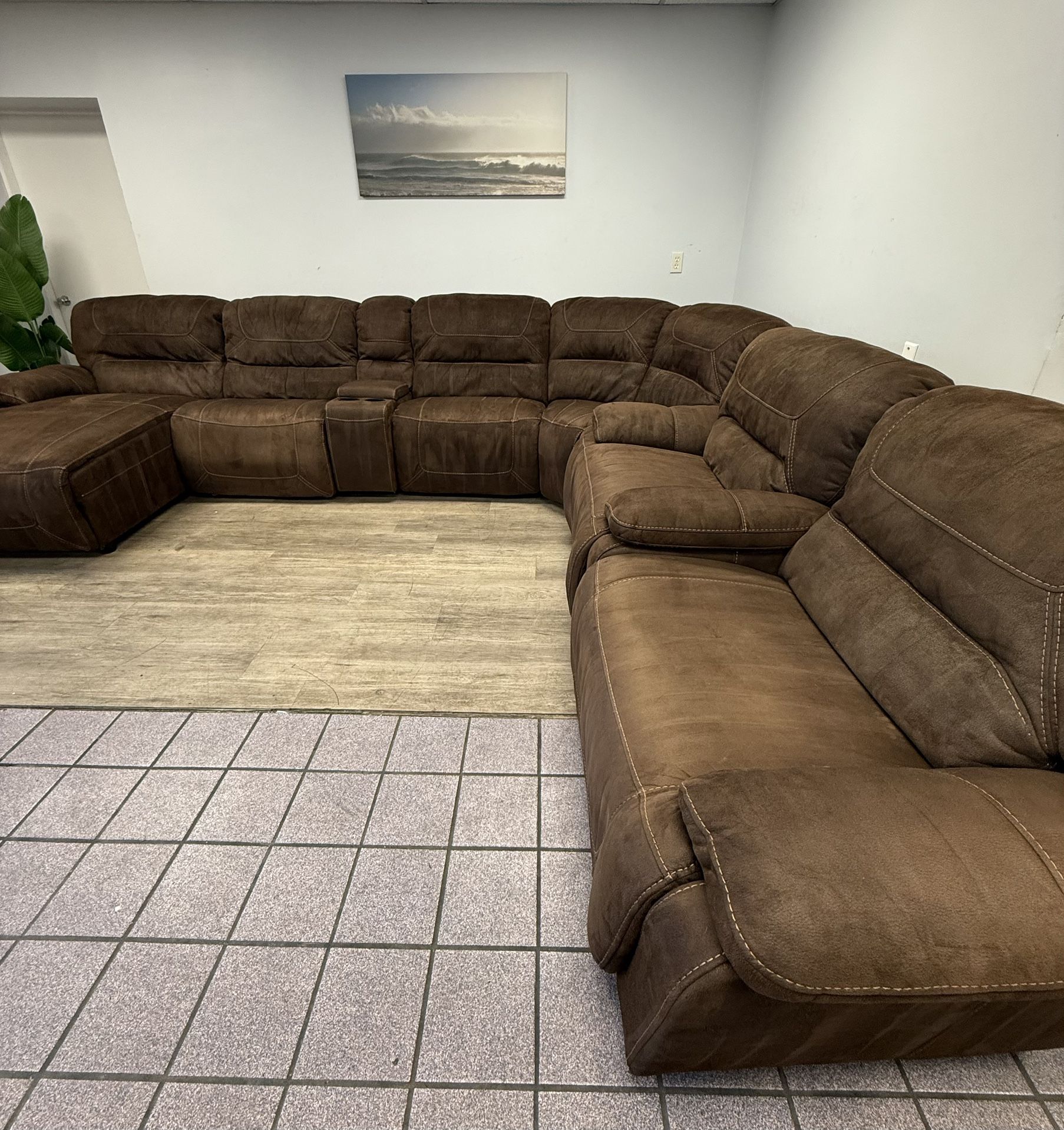 Delivery Included Large Electric Reclining Sectional