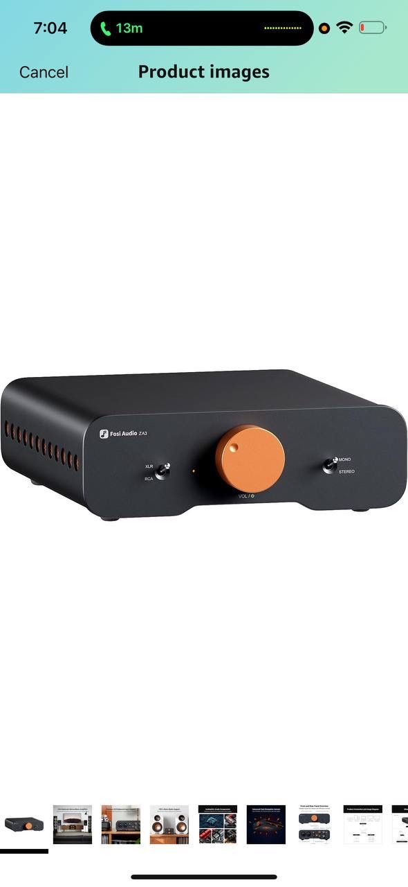 Fosi Audio ZA3 Balanced Stereo Amplifier Home Audio
