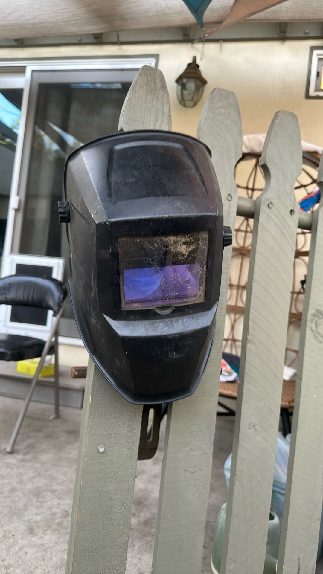 Forney Easy Weld Auto Darkening Variable Shade Black Welding Helmet