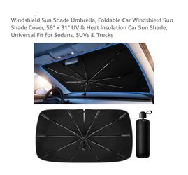 Brand new Windshield Sun Shade Umbrella