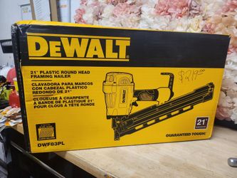 DEWALT
Pneumatic 21-Degree Collated Corded Framing Nailer