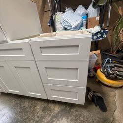 White Shaker Base Kitchen Cabinets