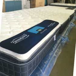 New Pillowtop Queen Set Mattress Brand New In Plastic