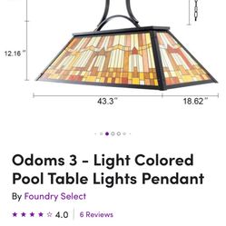 Pool Table Light
