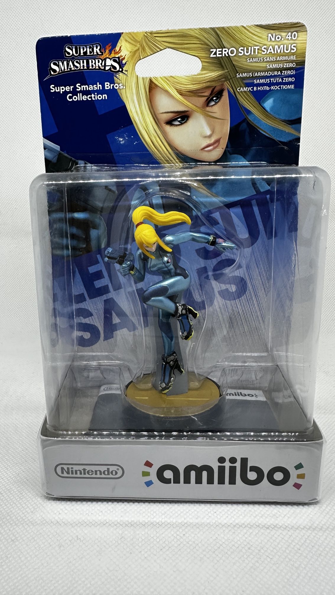 Amiibo Zero Suit  Samos No 40 -. 2015 1st Edition