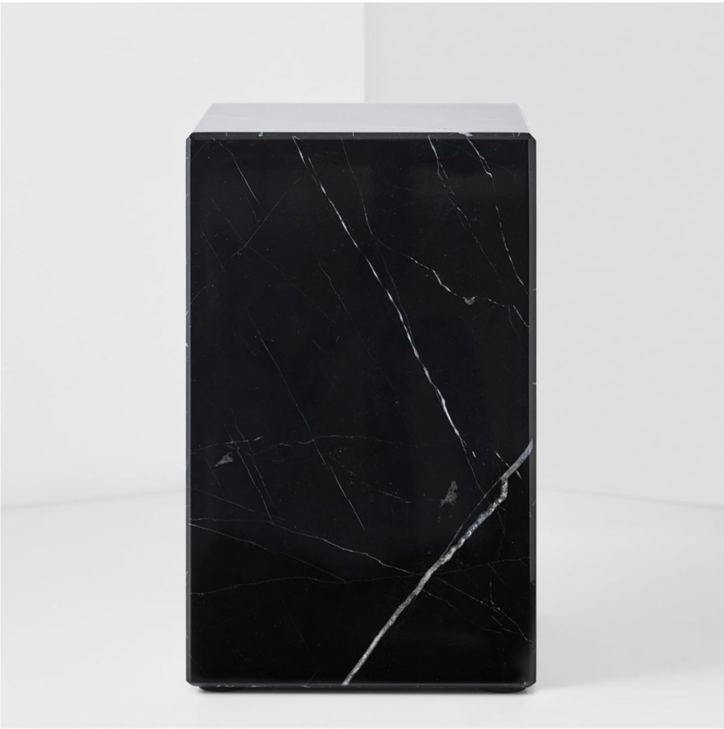 Genuine Marquina Marble Urn for Human Adult Cremation Ashes urn by Aspen Studio