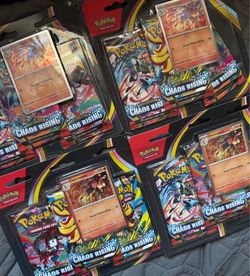 3pk Pokemon Chaos Rising Blisters