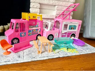 Barbie Camper + Food Truck Bundle