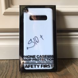 New Samsung S10+ Baby Blue Silicone Phone Case