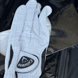 Golf Glove Left Hand Size Large With Golf Towel 