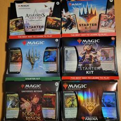 Magic The Gathering Starter Kits lot