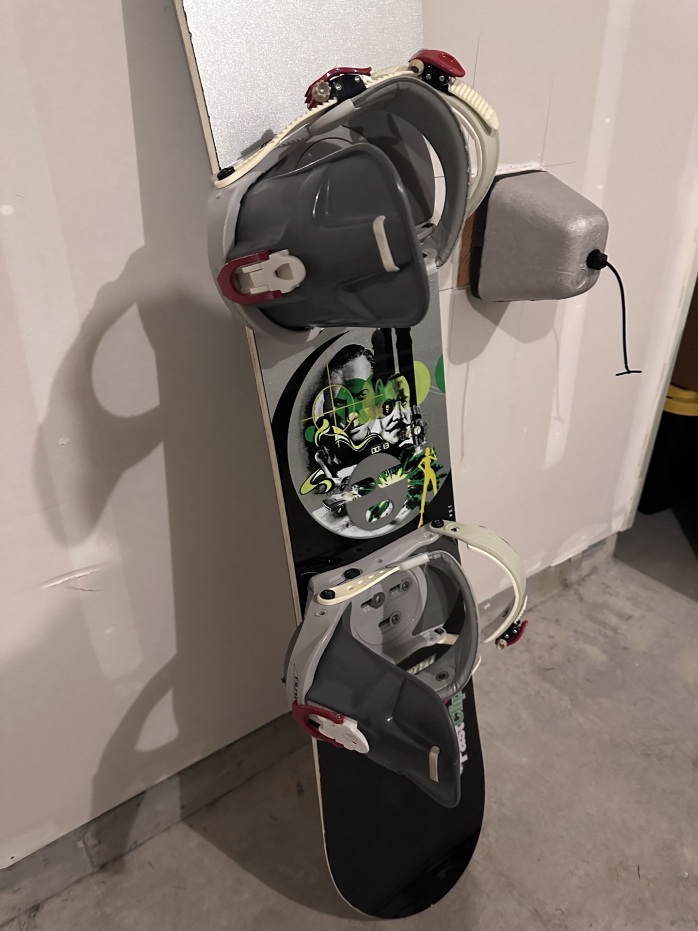 Used Burton Custom 152 Snowboard W/ Bindings And Bag
